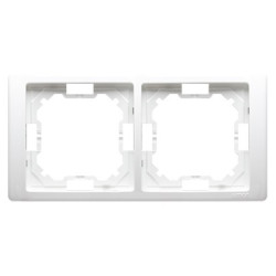 BASIC NEOS biały BMRC2/11 Ramka 2-kr. KONTAKT