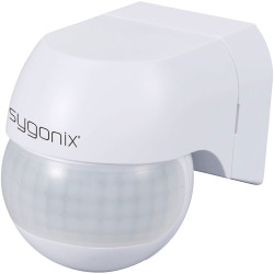 Sygonix SY-6733024 Wall Surface-mount PIR motion detector White IP44 360&#xB0; 180&#xB0;
