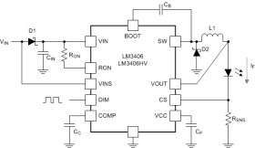 1.5-A automotive constant current buck regulator for driving high power LEDs