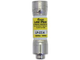 Wkładka bezpiecznikowa 6A 600 VAC/150VDC zwłoczna klasa CC LOW PEAK CC TIME DELAY LP-CC-6 EATON