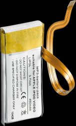 450 mAh, Li-Pol, for iPod 5th generation