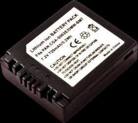 40725 Battery, digital camera, compatible, 720 mAh