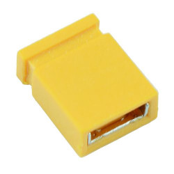 Closed Yellow 2.54mm Mini Jumper Link