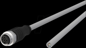142MMA20100 Sensor cables, M12, 5-pin, coupling &gt; open end, 10 m