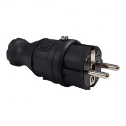 Wtyczka UniSchuko gumowa 16A 230V IP44 MXG-19 5894