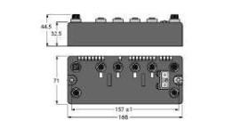 Stacja fieldbus Turck BLCDP-4M12LT-2AI-PT-2AI-PT 6811184 1 szt.