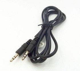 Przyłącze kablowe 2x Jack 3,5mm ( wtyk - wtyk) stereo, długość długość 1m