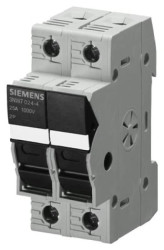 Podstawa bezpiecznikowa do wkł. cylindrycznych 10x38mm 25A 1000V 2P PV 3NW7023-4