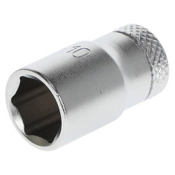 Gedore 6166210 Socket 1/4&quot; Hex 10 mm