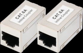 DN-93905-2 Cat.6a modular couplers, shielded - 2 pieces