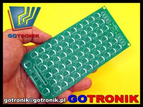 Zasilacz niestabilizowany symetryczny - płytka drukowana PCB