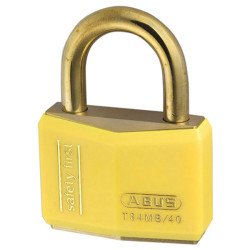 ABUS 45398 T84MB/40mm Yellow Rustproof Padlock Keyed Alike 8402