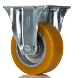 Koło samonastawne średnica kabla 100mm Płyta Tente 300kg wysokość całkowita 130mm