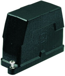 Grommet housing, size 10B, die-cast aluminum, screw locking, IP69/IPX9K/IP68/IP65, 09400100811