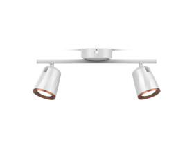 VT-812 12W Lampa sufitowa 2 x 6 barwa: 3000K biały - pierścień miedź 8254 V-TAC