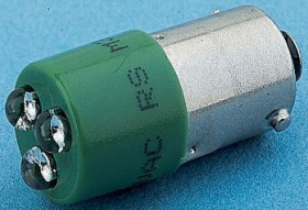 Lampka kontrolna do montażu panelowego 28V, biała 25 x 10mm LED RS PRO