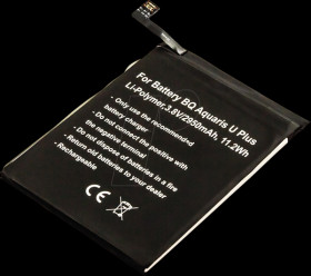 13324 Smartphone battery for BQ devices, Li-Po, 2950 mAh