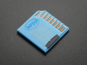 Adafruit Blue Shortening microSD card adapter for Raspberry Pi &amp; Macbooks