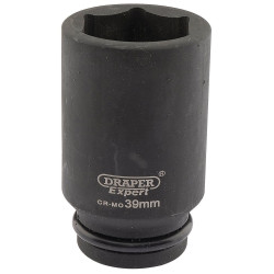 Draper Expert 05070 Expert 39mm 3/4&quot; Sq. Dr. Hi-Torq&#xAE; 6 Point Deep Impact Socket