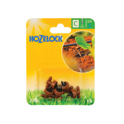 Hozelock 2784P0000 In Line Pressure Dripper 4mm (5 Pack)