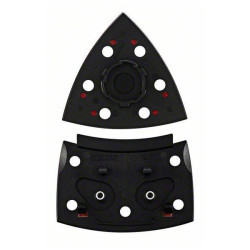 Bosch 2609256D20 Sanding Plate Triangular SDS 102x92mm Hook &amp; Loop 2-Part