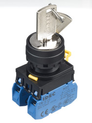 Wyłącznik kluczykowy IP65, DPST 3-Way, -20 → +55°C