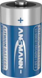 Lithium-battery, 3.6 V, ER14250H, 1/2 AA, round cell, 1522-0037-1