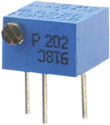 Potencjometr dostrojczy 5kΩ THT 0.25W 12 -zwoje Regulacja boczna 1,78 mm