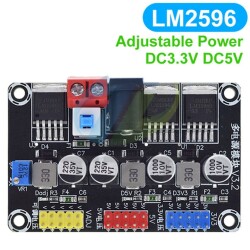 PRZETWORNICA NAPIĘCIA STEP-DOWN 5-32V --> 3,3V 5V ADJ 1,2-30V (MOD-60235)