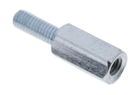 Kołek dystansowy gwint M3 x M3 długość 10mm Stalowe Męski/żeński Sześciokątny RS PRO