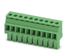 Wtykowy blok zaciskowy 10 -pinowe raster 3.81mm Montaż na kablu Żeński Phoenix Contact