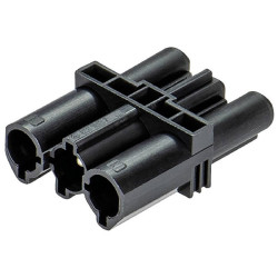 Wieland 99.403.9999.9 gesis Adapter Black 3-Pin ST/GST 18i3 Connect