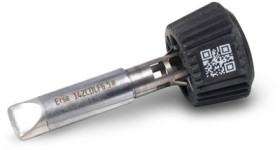 Soldering tip, chisel shaped, (T x L) 1.7 x 6.5 mm, 0142CDLF65/SB