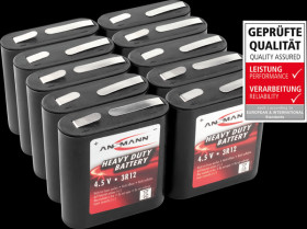 5013091-888 10x ANSMANN zinc-carbon battery, 4.5 V, 3R12A