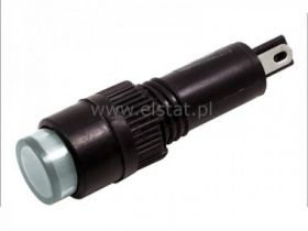 Kontrolka 8mm 12VDC biała