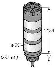 Sygnalizator łączony Turck TL50GRYA
