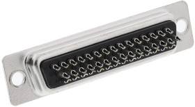 Złącze D-Sub 44-pinowe Męski Proste Przewlekany Złoto