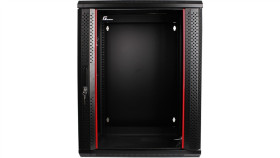 Szafa Rack 19 15U, 600X550, Wisząca, Dwusekcyjna (Wgf15-65Eh-Dgb) Getfort
