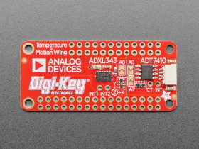 Adafruit ADXL343 + ADT7410 Sensor FeatherWing