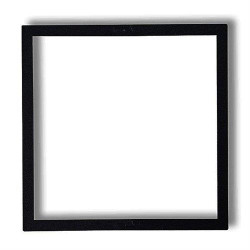 DECO Ramka wypełniająca pojedyncza serii DECO CZARNA 12DRW-1