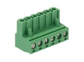 Wtykowy blok zaciskowy 6 -pinowe raster 5mm Wciskane Żeński Phoenix Contact