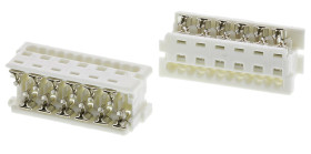 Złącze IDC 12-pinowe 2-rzędowe raster: 1.27mm Żeński Montaż na kablu Molex