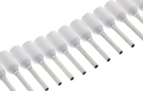 Końcówka tulejkowa izolowana 0.5mm² długość 8mm Biały średnica 1.1mm Izolowane TE Connectivity