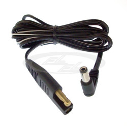 przewód zasilający z wtyczką kątową 5,5/2,5mm i złączem dł. 1,25m
