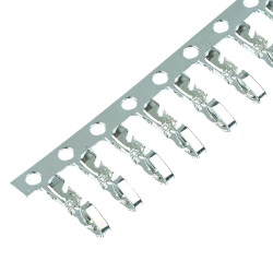 100 x 2.54mm Crimp Terminals
