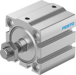 Siłownik kompaktowy skok: 15mm Festo Ø 32mm dwustronnego działania Action ADN-S-32-15-A-P-A