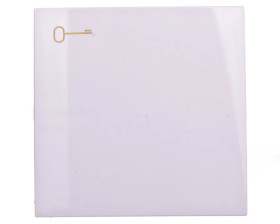 Simon 54 Klawisz pojedynczy z symbolem klucza do łączników/przycisków biały DKWK1/11