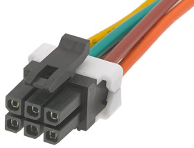Kabel przewód-płytka, Micro-Fit TPA, 600 V, 5 A, raster: 3mm, 150mm, Okrągły, Cyna