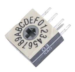 Przełącznik DIP 16-pozycyjny THT 150 mA przy 24 V DC -20 → +85°C