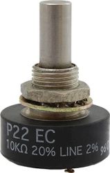 P22S Single-Turn Continuous Rotation Analog Displacement Sensors